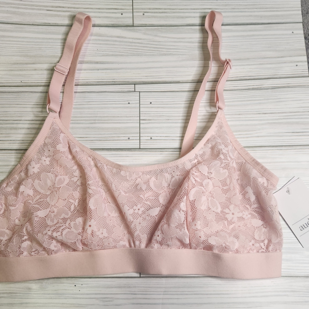 Auden Pink Lace Bralette Intimates